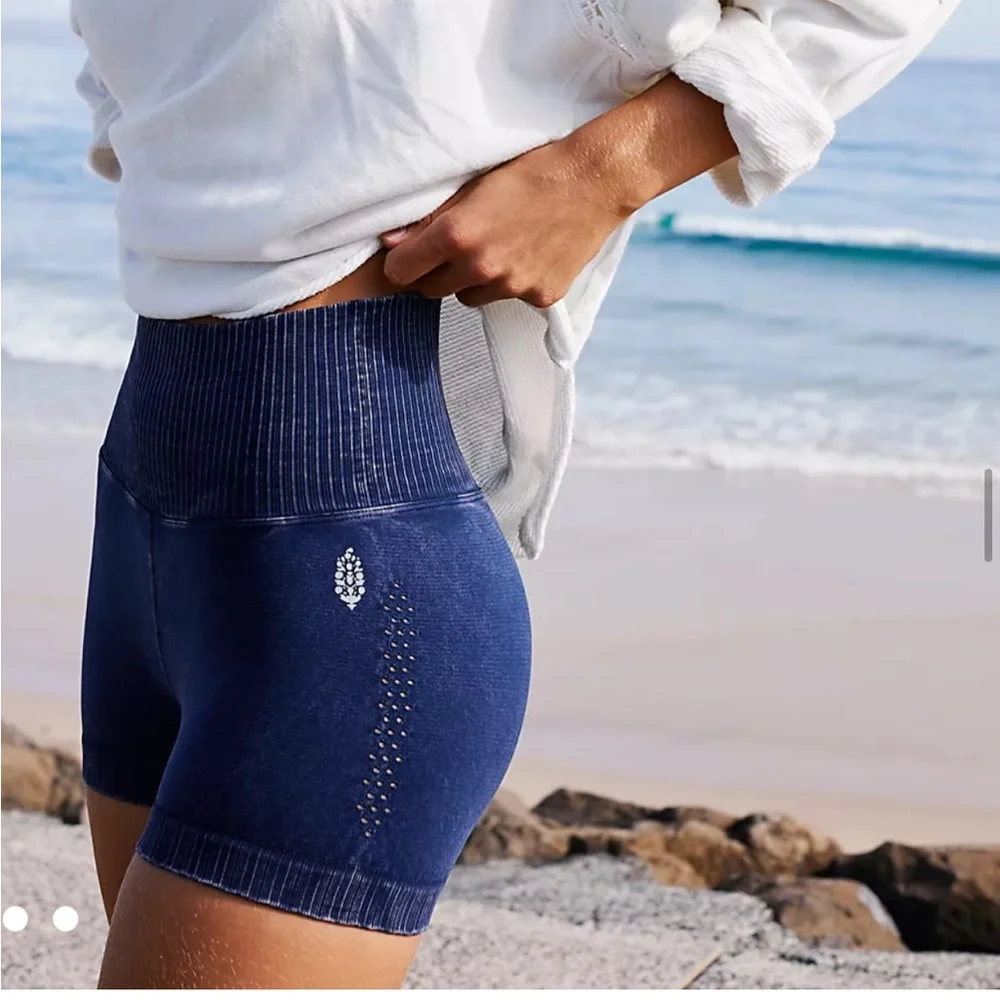 Free People NWOT Good Karma Running Shorts